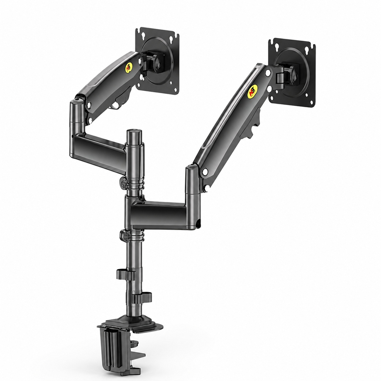 Hiwl NB H180 Dual Monitor Desk Mount, 22-27 inch, 2-9 kg