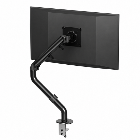 Hiwl Telescopic Monitor Arm Stand, 17-32 inch, Black