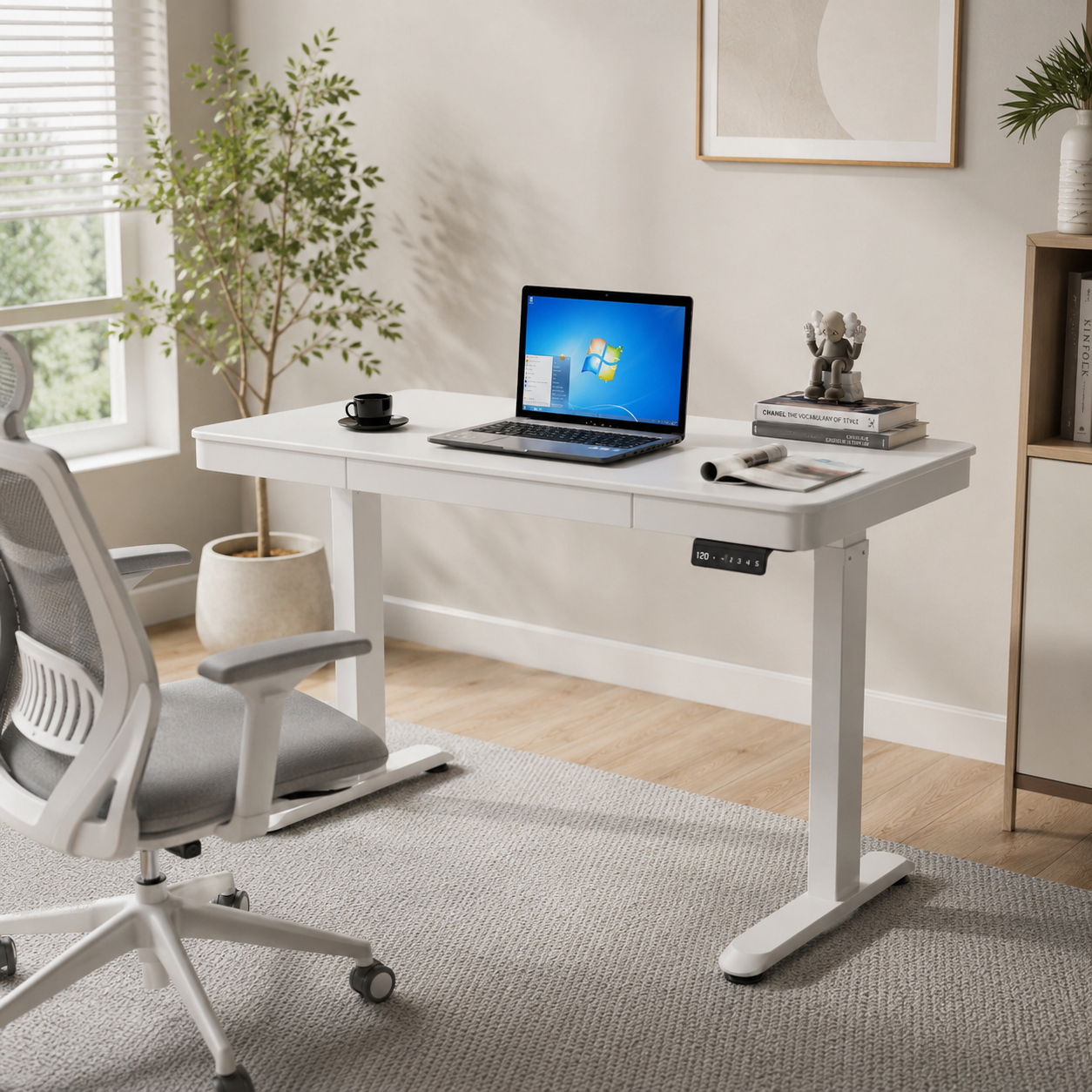 Hiwl Medis Electric Standing Desk, 120 x 60 cm