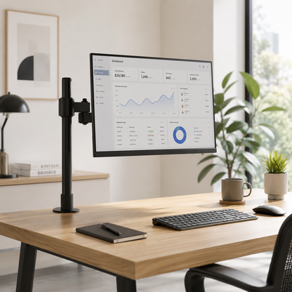 Hiwl Dual Monitor Arm Stand, 14-27 inch, 40 cm Desk Mount