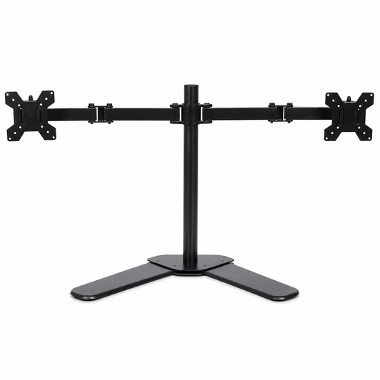 Hiwl Dual Monitor Base Stand, Up to 32 inch, 360 Rotation