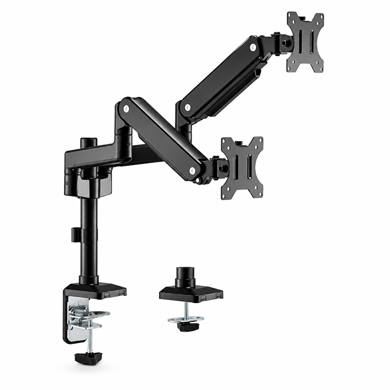 Hiwl Dual Monitor Arm Stand, 16-31 inch, Height Adjustable