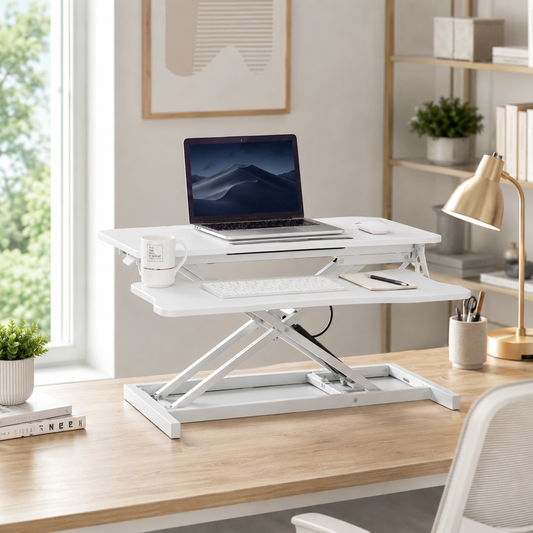 Hiwl Height Adjustable Desk Converter, 80 x 40 x 15 cm
