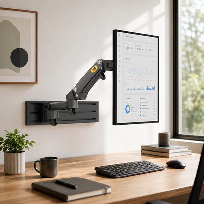 Hiwl NB Monitor Desk Mount, 17-27 inch, Gas Spring Arm