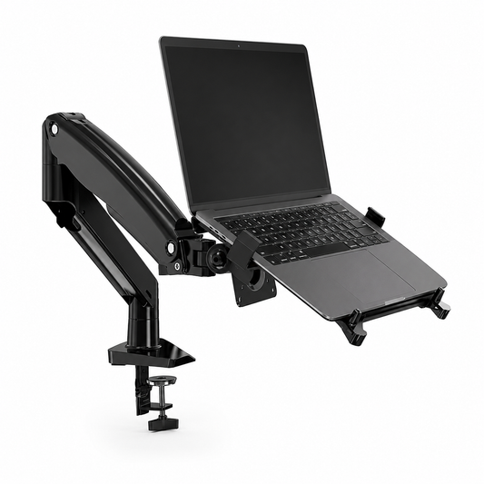 Hiwl NB H180-FP Dual Monitor Desk Mount, 22-32 inch, 2-12 kg