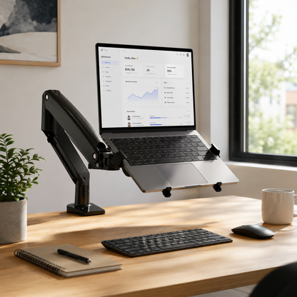 Hiwl NB F80-FP Laptop Monitor Mount, 10-17 inch, 2-9 kg