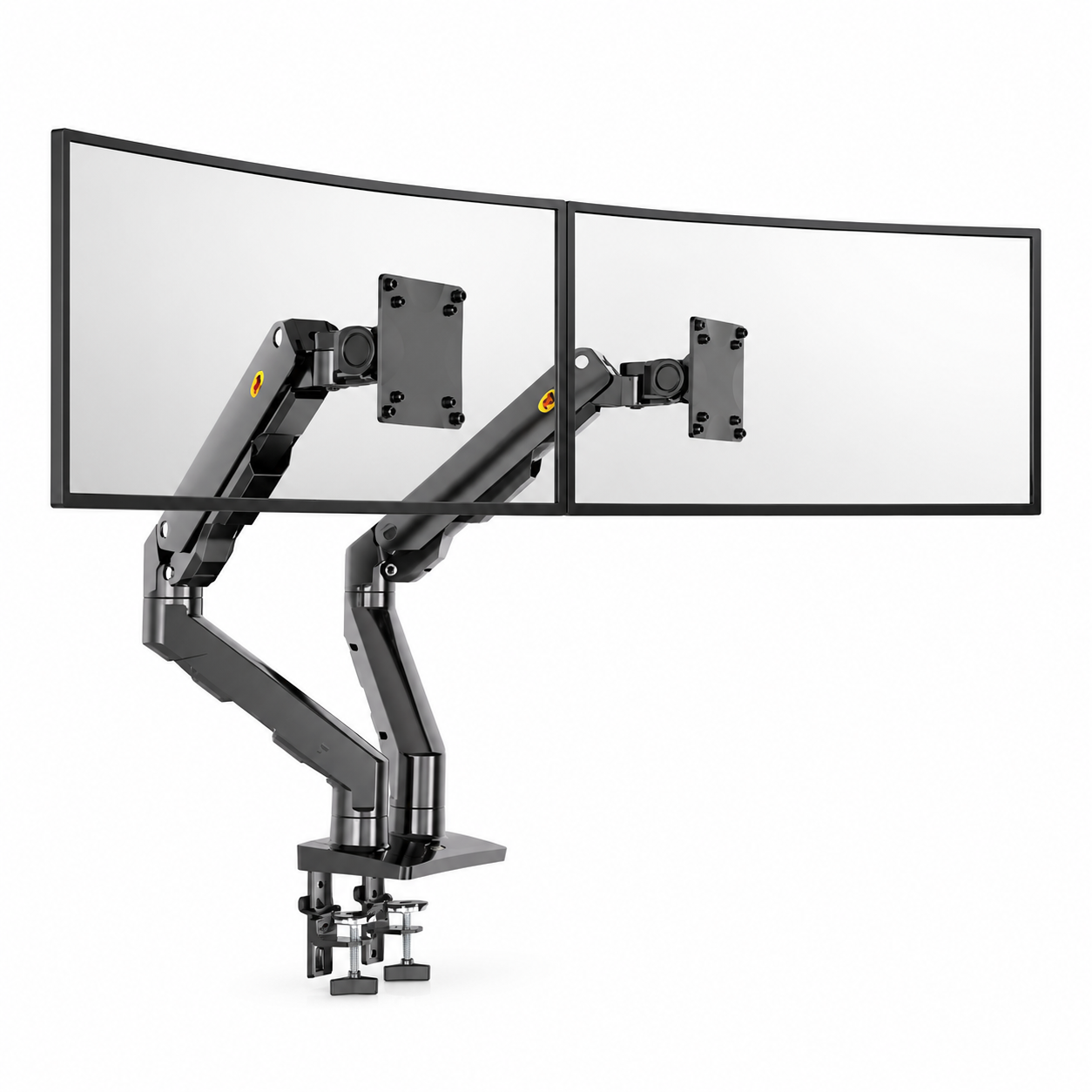 Hiwl NB G55 Dual Monitor Arm Stand, 27-34 inch, Gas Spring